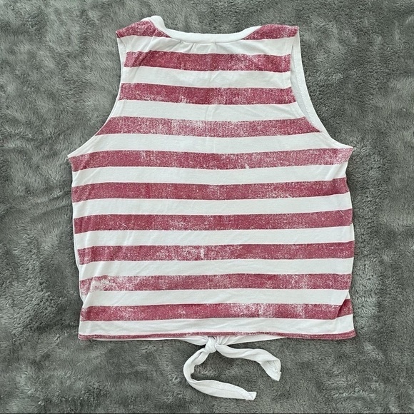 American Rebel Sleeveless Knot Stars & Stripes Top - Picture 3 of 6